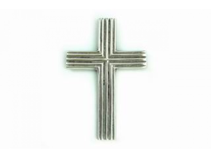 CRUZ LINEAS CHICA CRUCES EN PEWTER